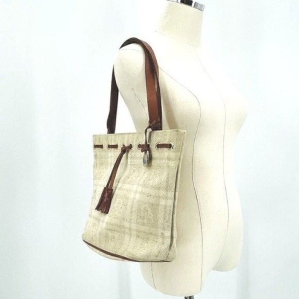 Dooney & Bourke Vintage purse Canvas double strap shoulder bag BoxV